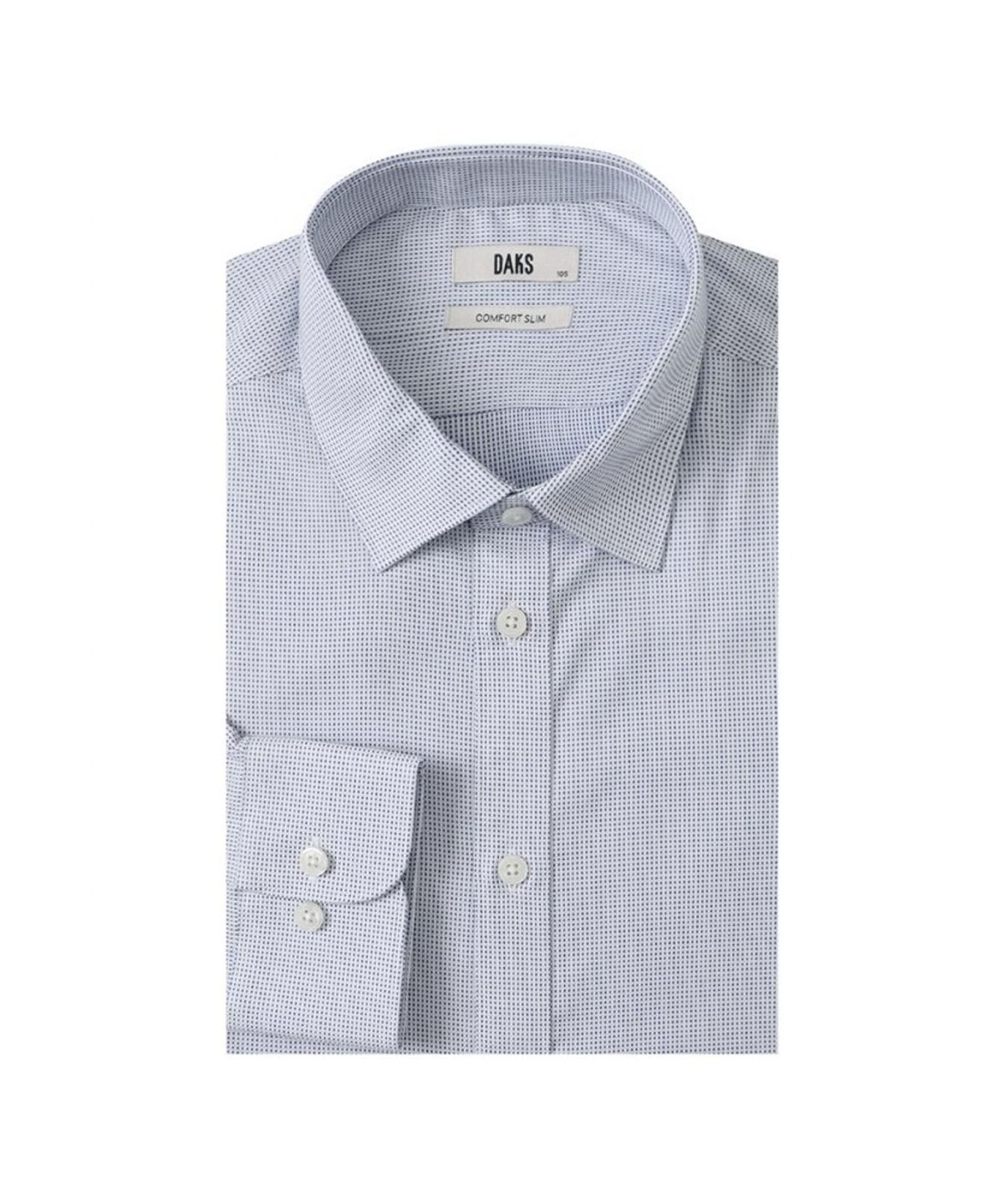 닥스셔츠(DAKS SHIRTS) 이지케어 면혼방 스퀘어 패턴 드레스셔츠 컴포트슬림핏_DLA1SHDL222B1