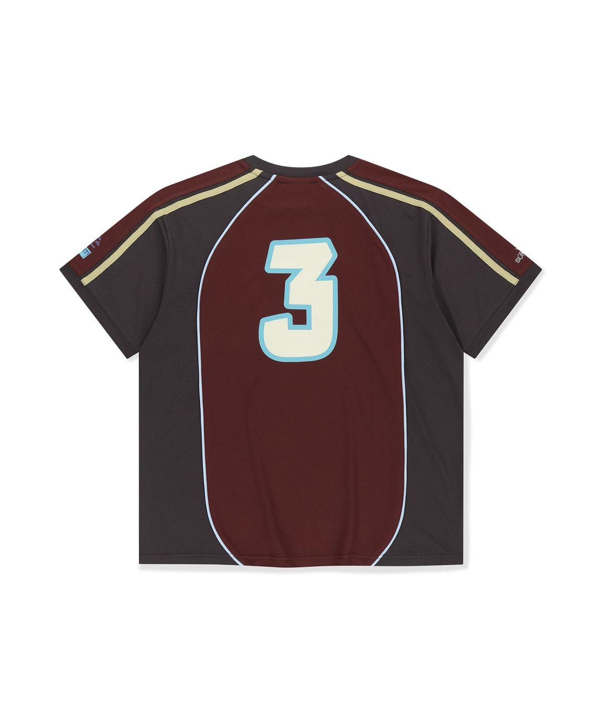 썬러브투어(SUNLOVETOUR) Track Jersey Tee Burgundy