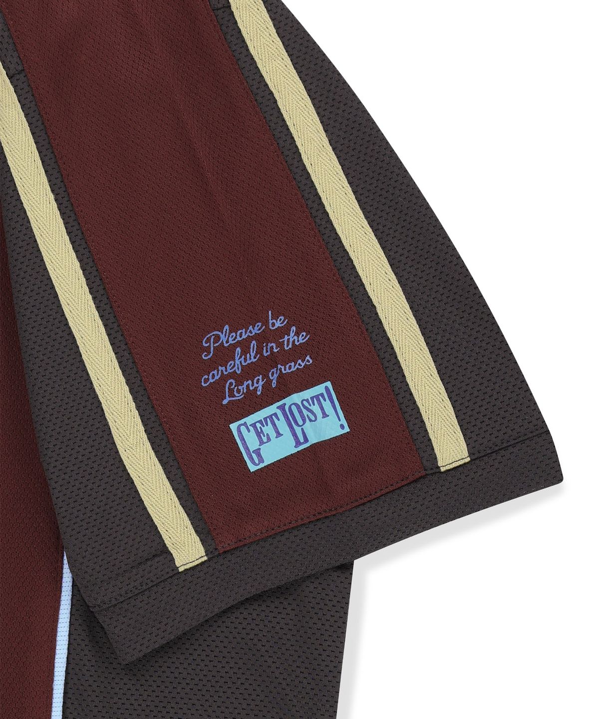 썬러브투어(SUNLOVETOUR) Track Jersey Tee Burgundy