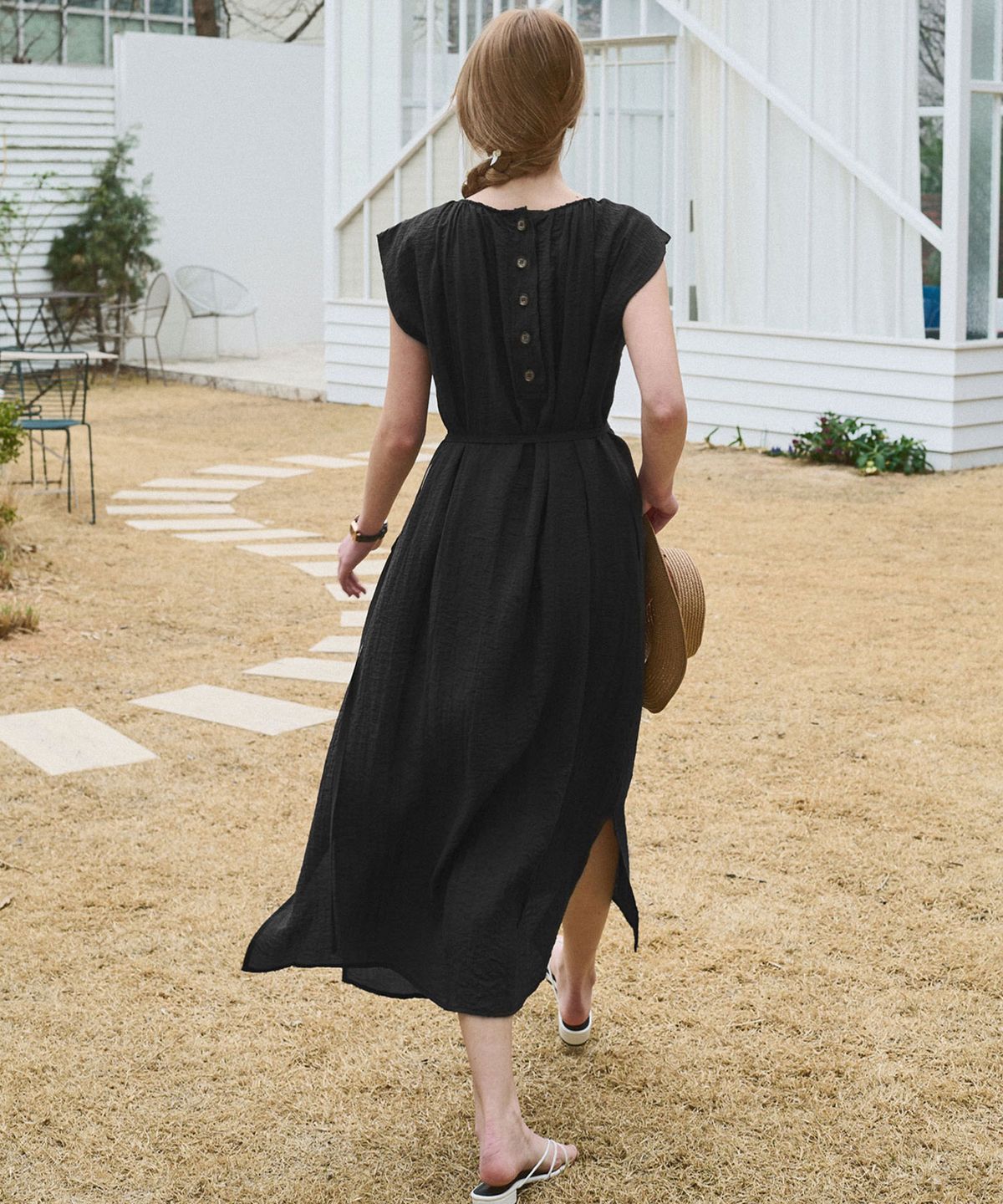 슬로우롤리(SLOWLOLLI) Muse line dress _2 Colors