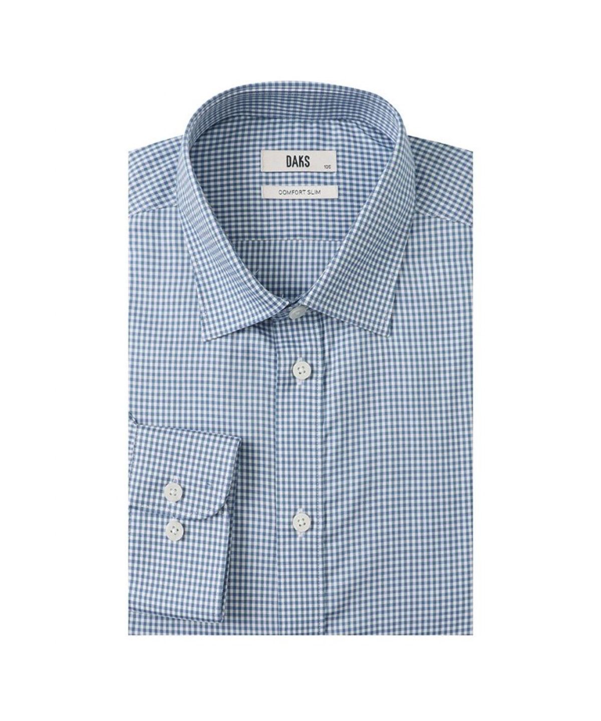 닥스셔츠(DAKS SHIRTS) 이지케어 면혼방 깅엄체크 패턴 드레스셔츠 컴포트슬림핏_DLA1SHDL220B1