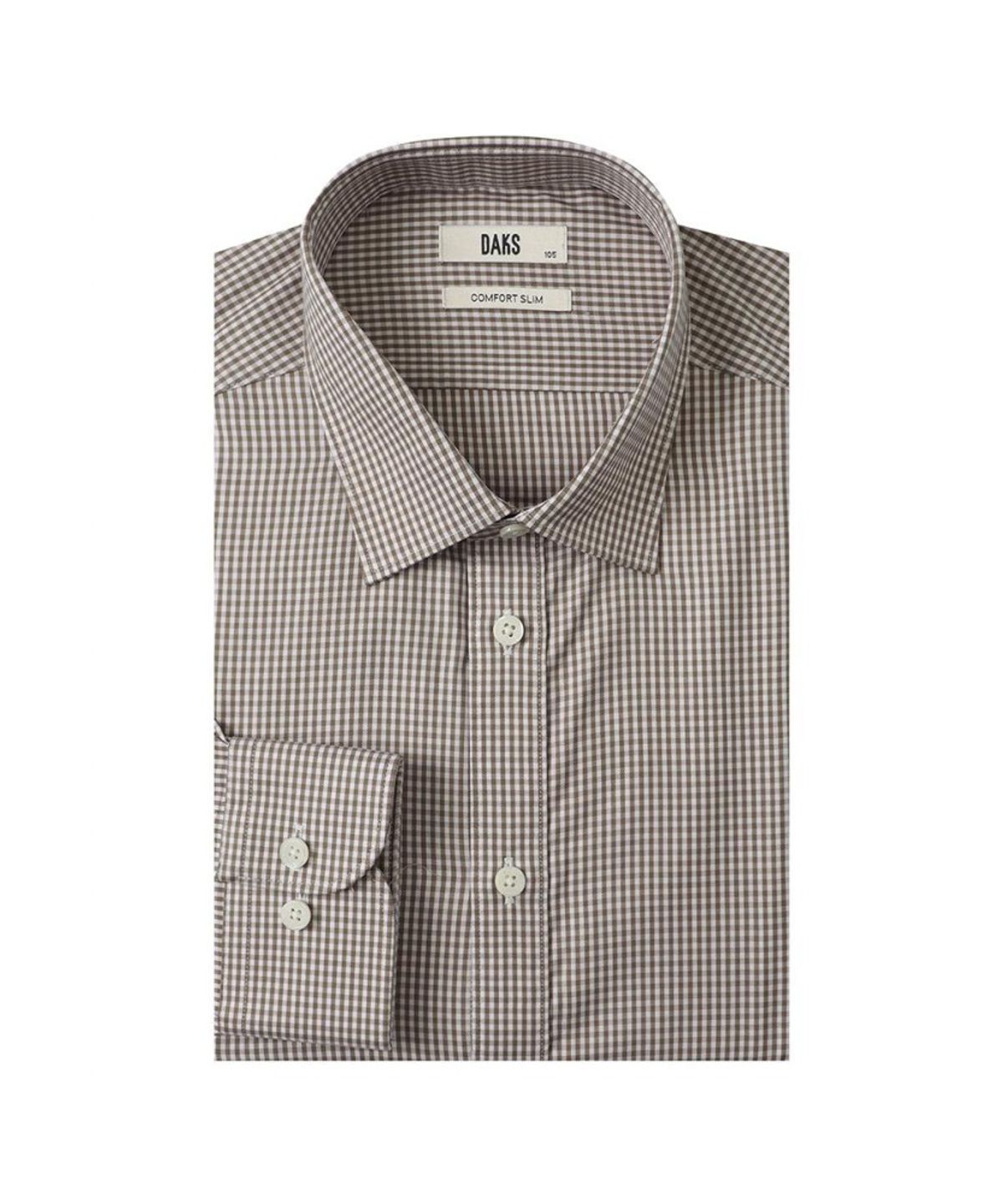 닥스셔츠(DAKS SHIRTS) 이지케어 면혼방 깅엄체크 패턴 드레스셔츠 컴포트슬림핏_DLA1SHDL220W1