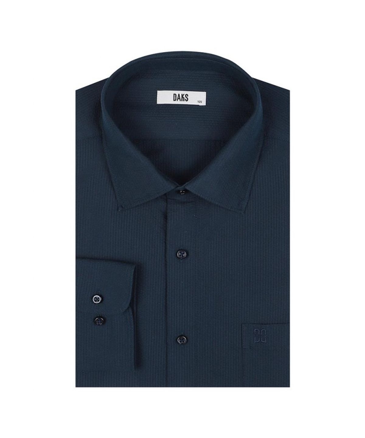 닥스셔츠(DAKS SHIRTS) 코튼혼방 솔리드 셔츠 레귤러핏 네이비_DLS2SHDL123N1