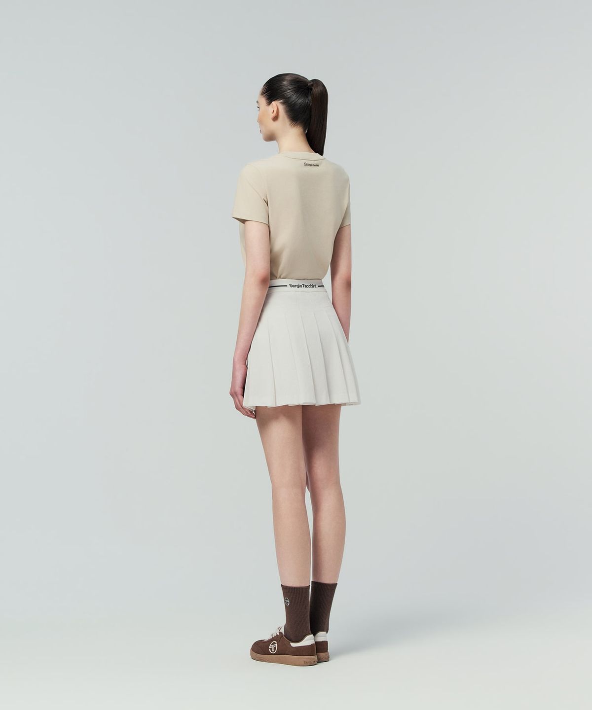 세르지오 타키니(SERGIO TACCHINI) W 그래픽 레귤러핏 티셔츠 (L.Beige)