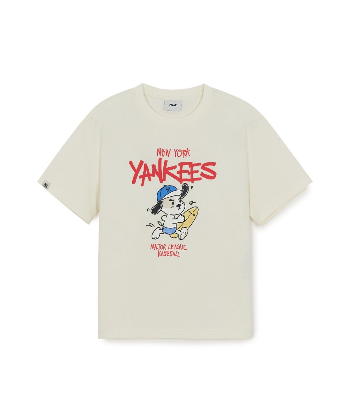 엠엘비 키즈(MLB KIDS) 스트릿 바크&바니 썸머 아트웍 티셔츠 NY (Cream)