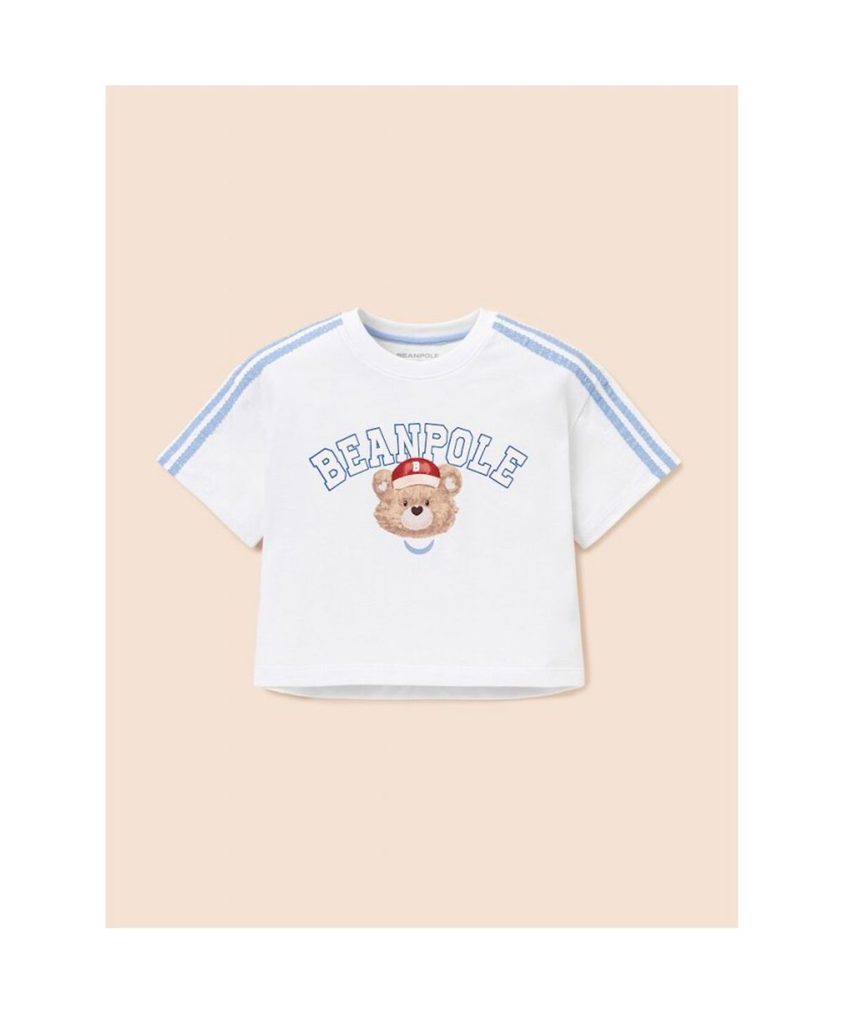 빈폴 키즈(BEANPOLE KIDS) 그래픽 포인트 여아 티셔츠  화이트 (BI6342G081)