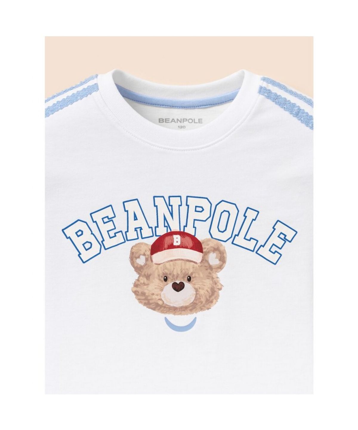빈폴 키즈(BEANPOLE KIDS) 그래픽 포인트 여아 티셔츠  화이트 (BI6342G081)