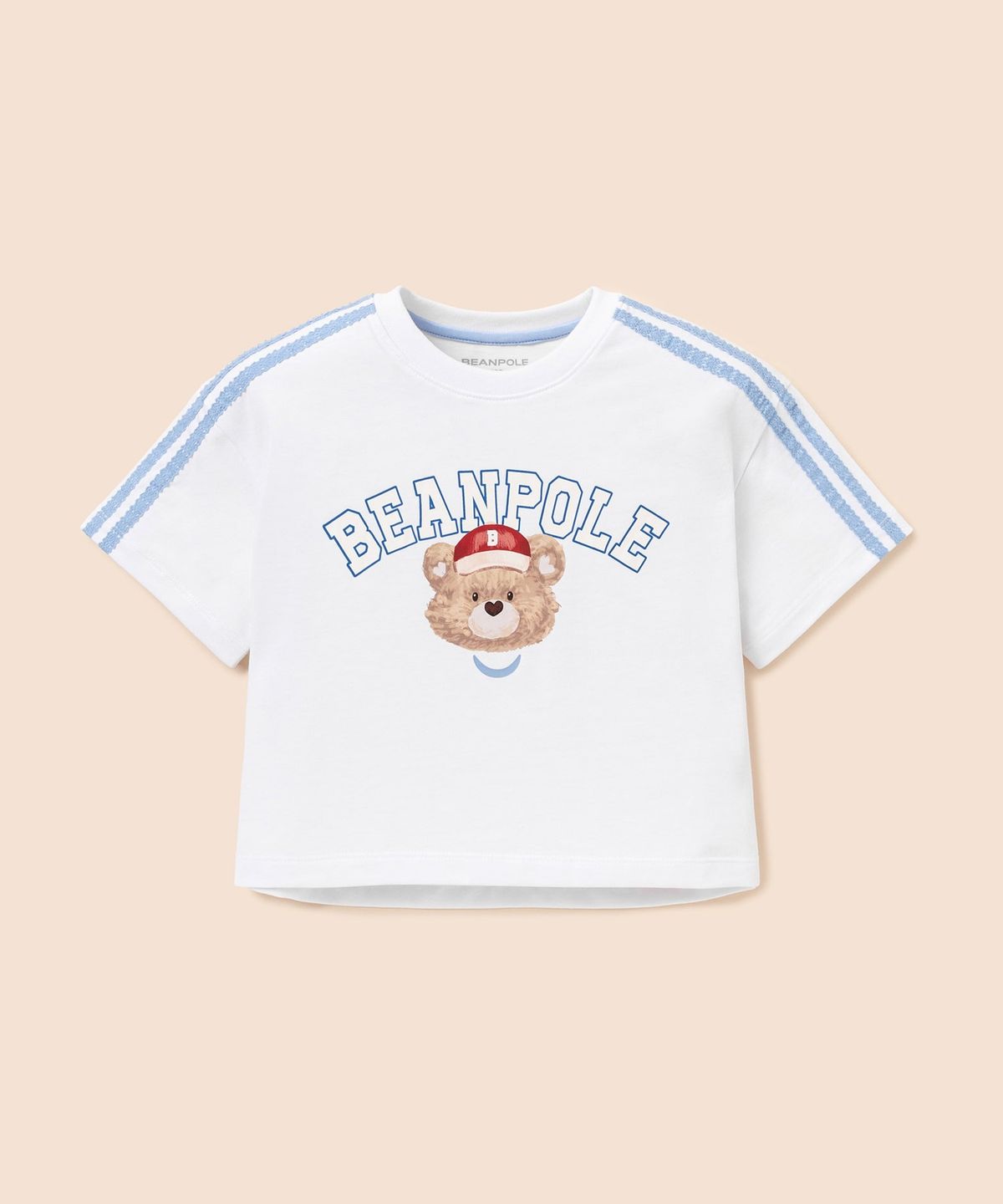 빈폴 키즈(BEANPOLE KIDS) 그래픽 포인트 여아 티셔츠  화이트 (BI6342G081)