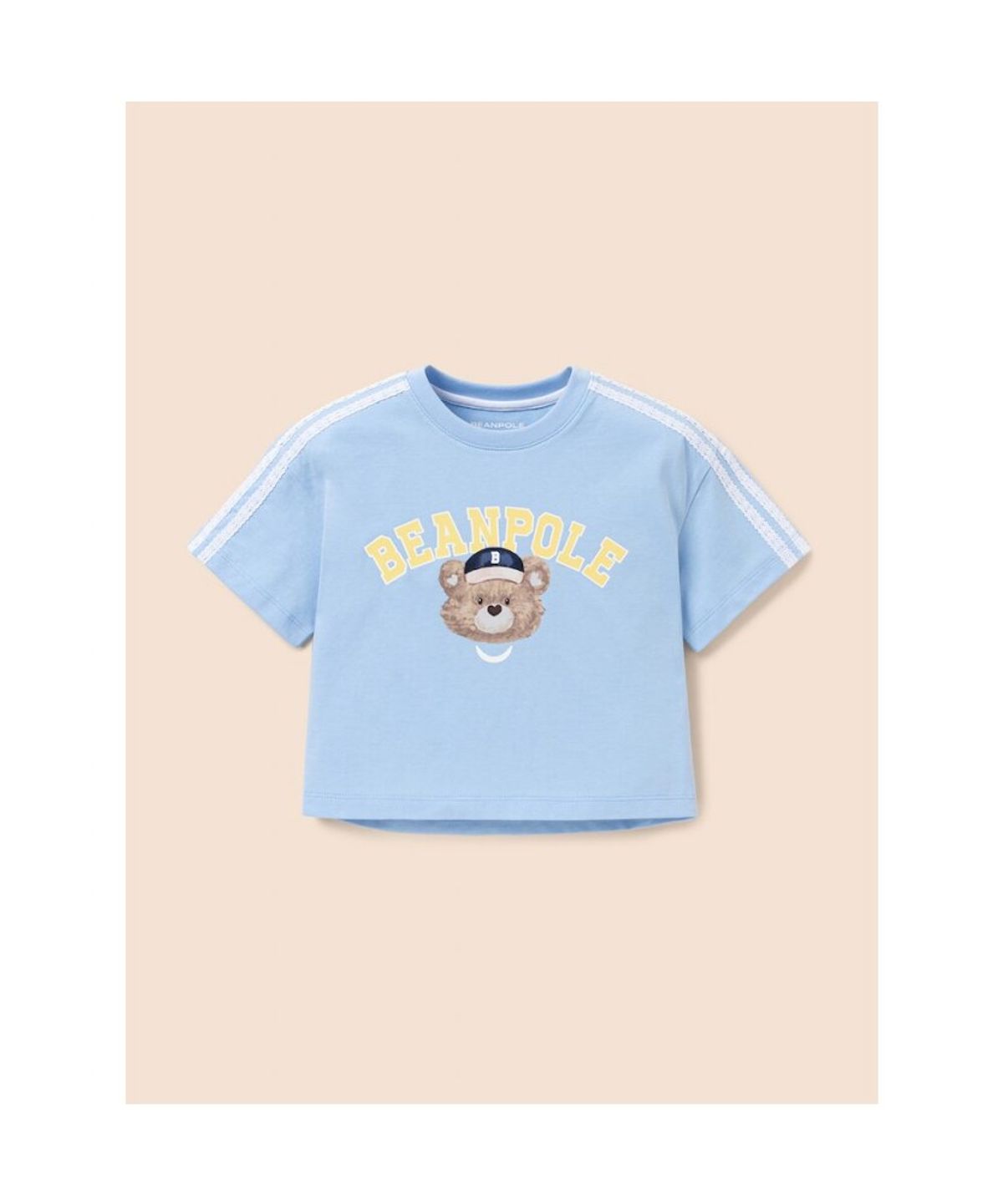 빈폴 키즈(BEANPOLE KIDS) 그래픽 포인트 여아 티셔츠  스카이 블루 (BI6342G08Q)