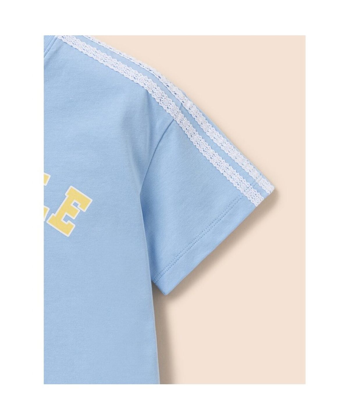 빈폴 키즈(BEANPOLE KIDS) 그래픽 포인트 여아 티셔츠  스카이 블루 (BI6342G08Q)