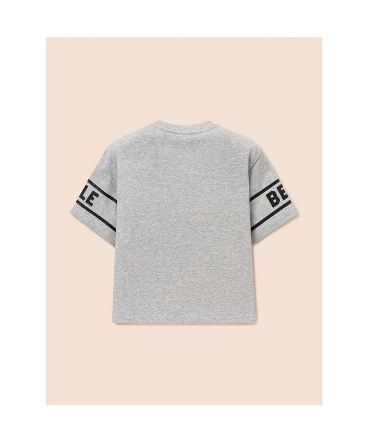빈폴 키즈(BEANPOLE KIDS) 레터링 포인트 반소매 티셔츠  그레이 (BI6342U113)