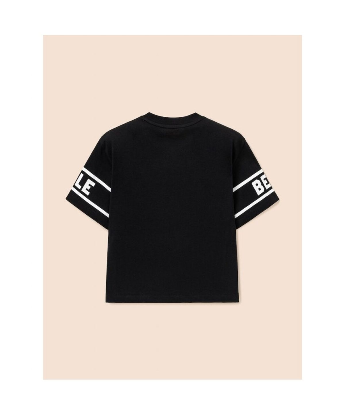 빈폴 키즈(BEANPOLE KIDS) 레터링 포인트 반소매 티셔츠  블랙 (BI6342U115)