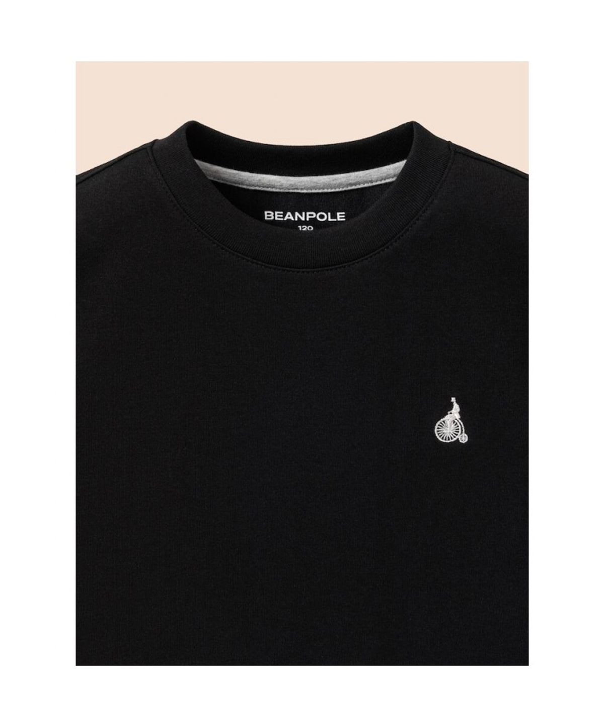 빈폴 키즈(BEANPOLE KIDS) 레터링 포인트 반소매 티셔츠  블랙 (BI6342U115)