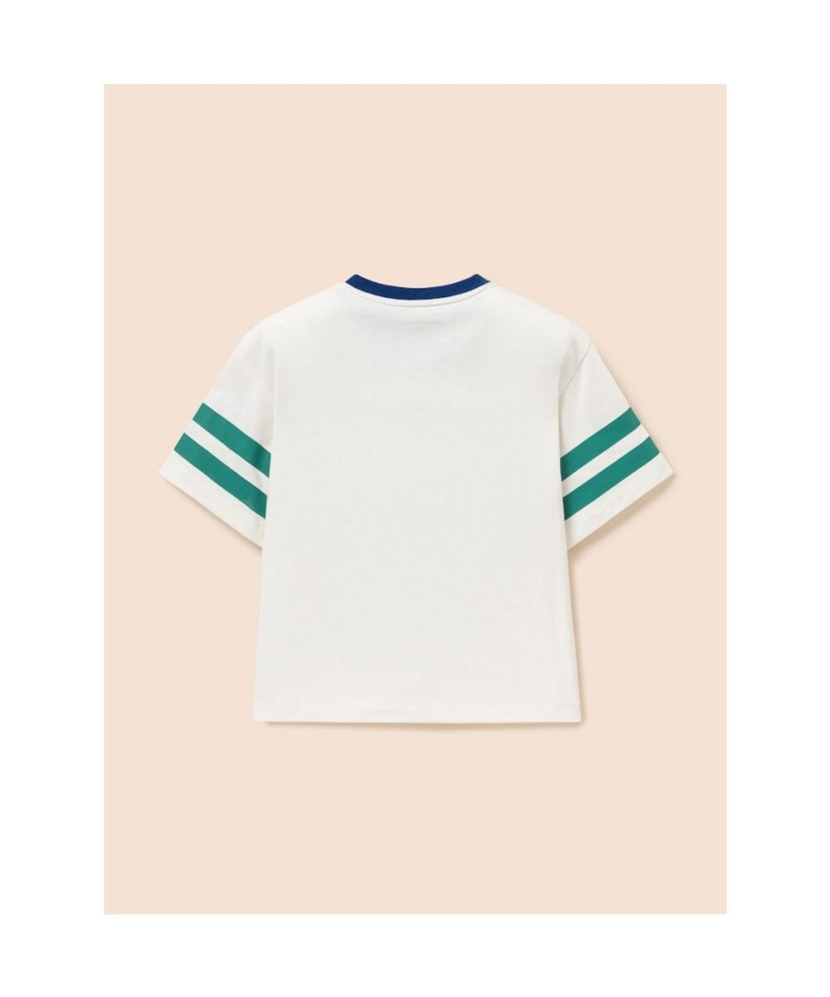 빈폴 키즈(BEANPOLE KIDS) 소매 포인트 곰돌이 달이 그래픽 티셔츠  아이보리 (BI6342U120)