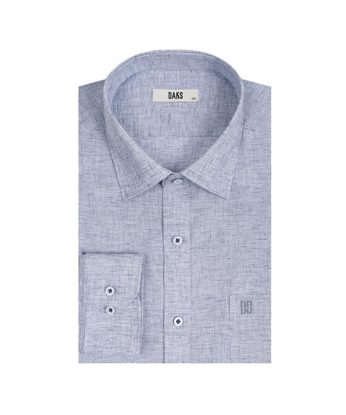 닥스셔츠(DAKS SHIRTS) 린넨혼방 패턴 드레스셔츠 레귤러핏_DLS2SHDL421B1
