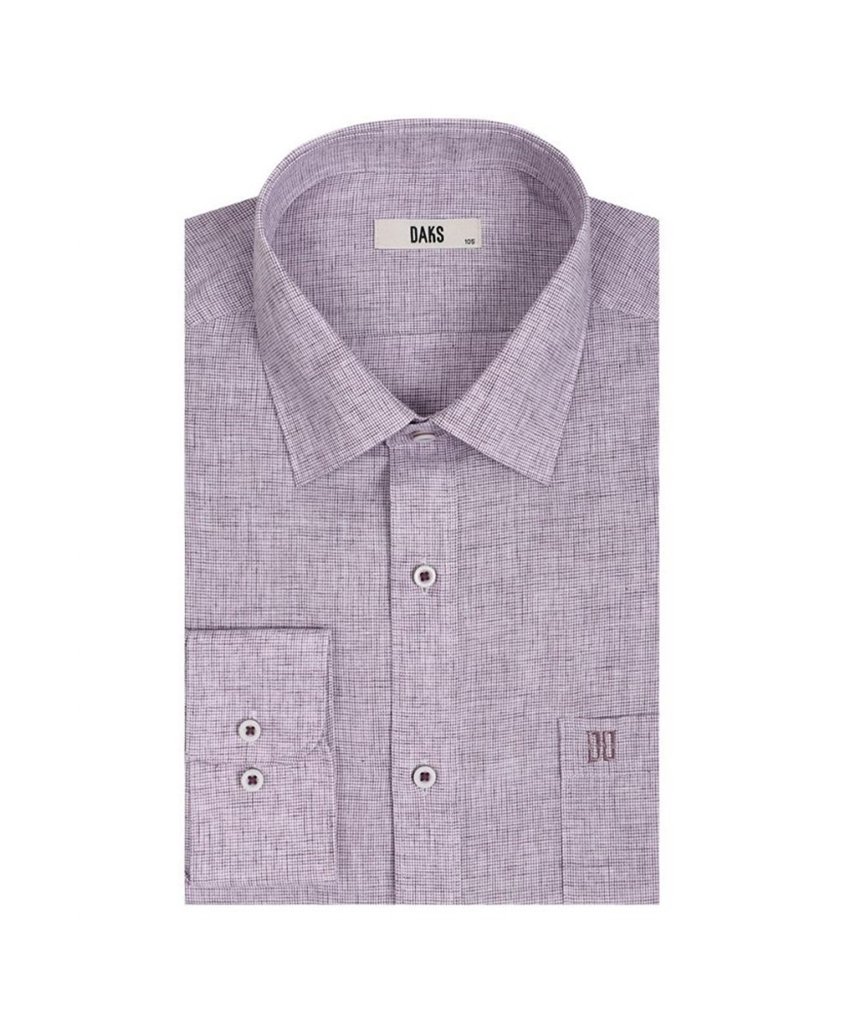 닥스셔츠(DAKS SHIRTS) 린넨혼방 패턴 드레스셔츠 레귤러핏_DLS2SHDL421R1