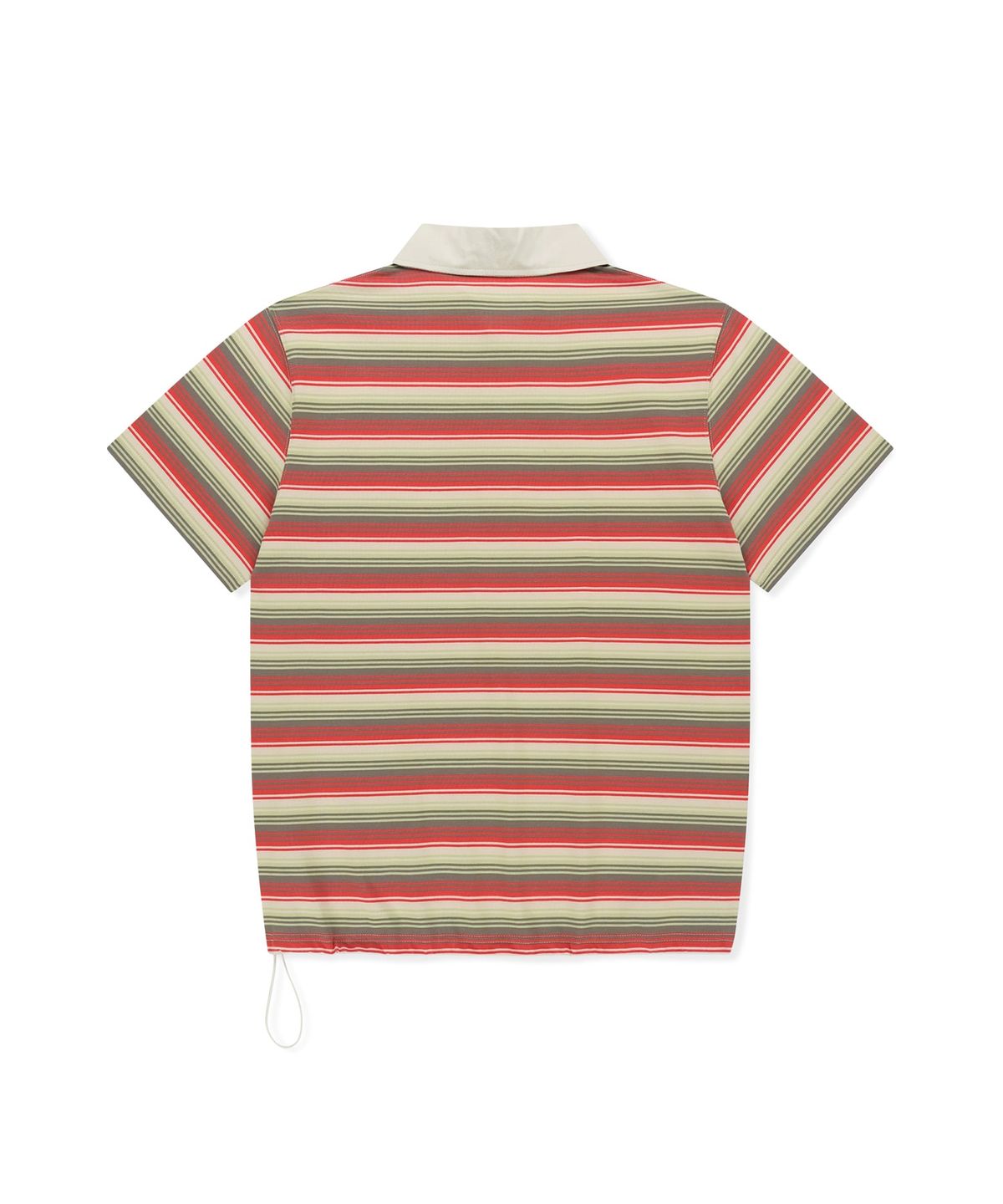 썬러브투어(SUNLOVETOUR) Striped Caddie Polo Red