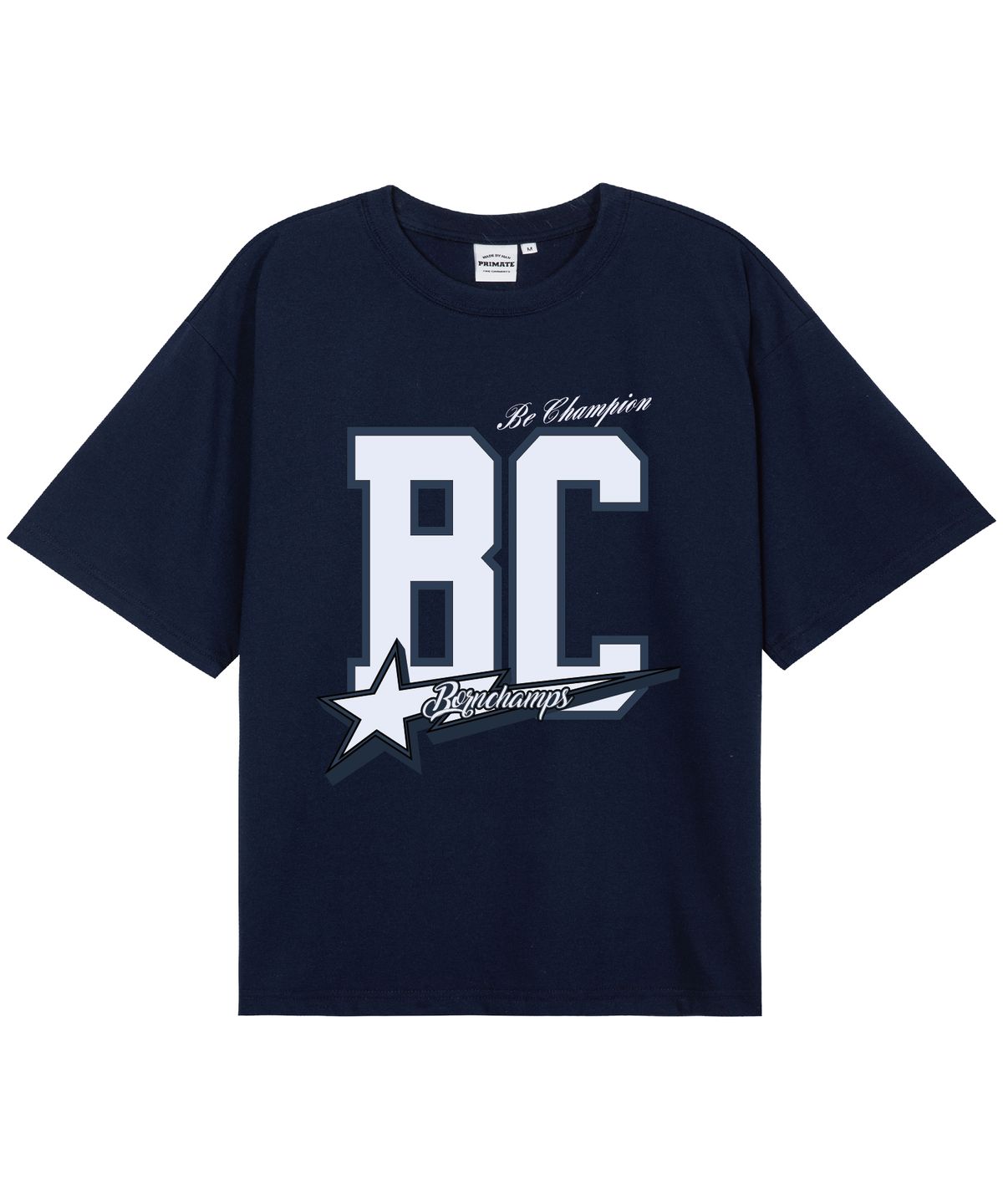 본챔스(BORN CHAMPS) [5 COLORS] CHMPS VARSITY 오버핏 반팔티셔츠