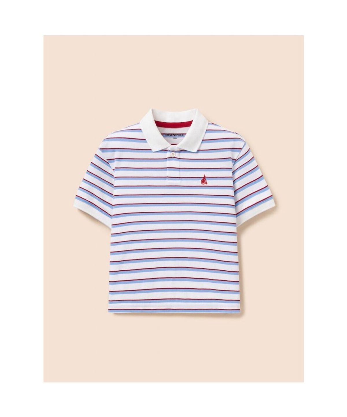 빈폴 키즈(BEANPOLE KIDS) 여아 멀티스트라이프 피케 티셔츠  아이보리 (BI6442G020)