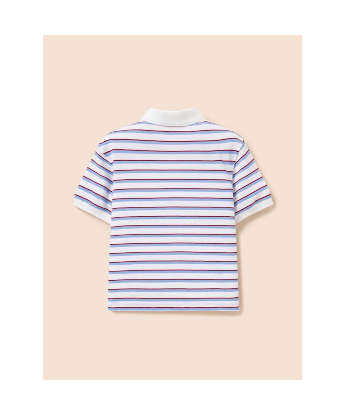 빈폴 키즈(BEANPOLE KIDS) 여아 멀티스트라이프 피케 티셔츠  아이보리 (BI6442G020)