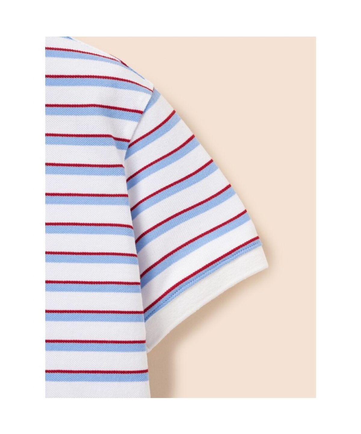 빈폴 키즈(BEANPOLE KIDS) 여아 멀티스트라이프 피케 티셔츠  아이보리 (BI6442G020)