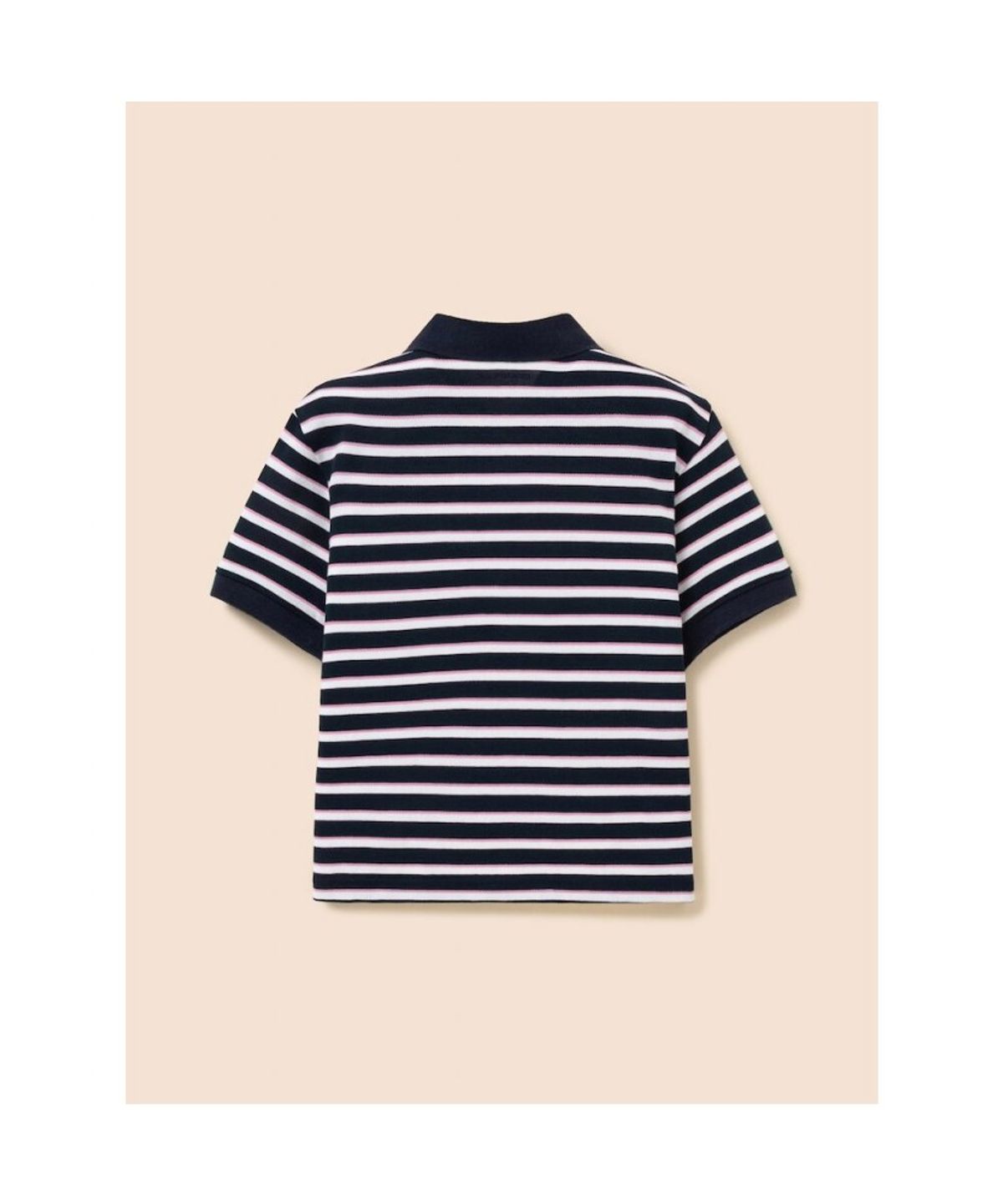 빈폴 키즈(BEANPOLE KIDS) 여아 멀티스트라이프 피케 티셔츠  네이비 (BI6442G02R)