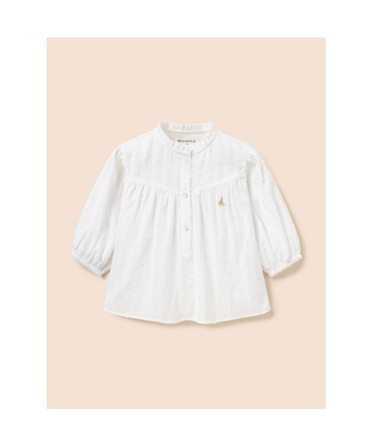 빈폴 키즈(BEANPOLE KIDS) 여아 보헤미안 셔링 블라우스  아이보리 (BI6465G010)