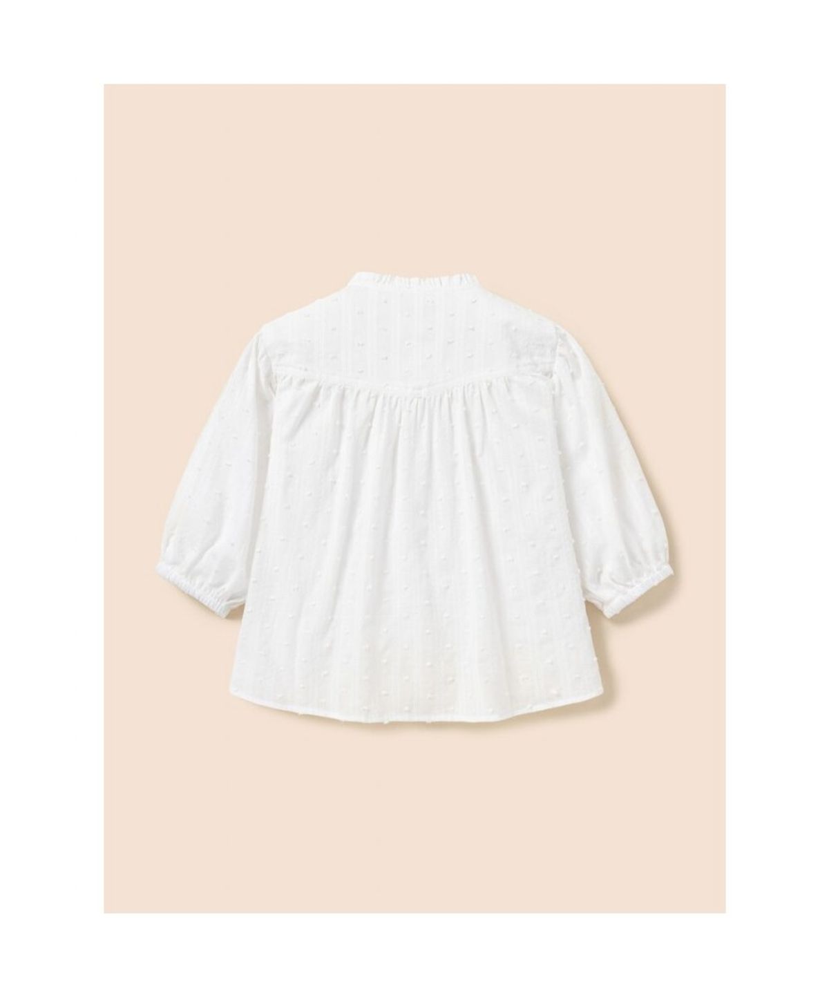 빈폴 키즈(BEANPOLE KIDS) 여아 보헤미안 셔링 블라우스  아이보리 (BI6465G010)