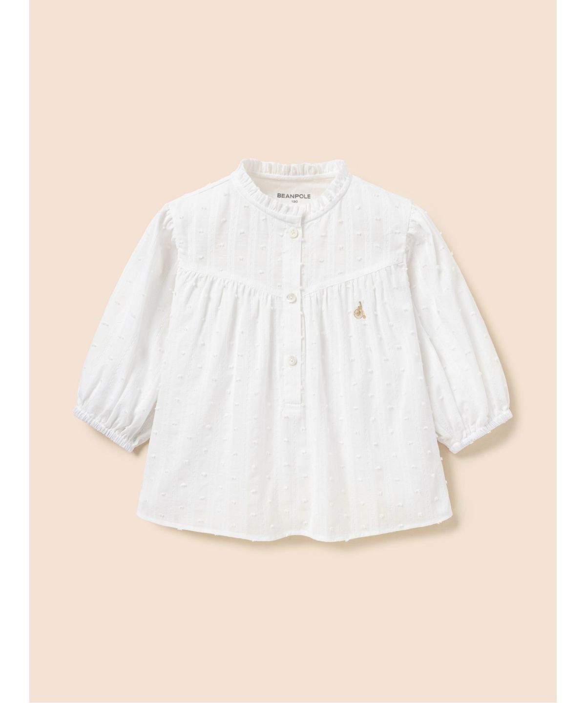 빈폴 키즈(BEANPOLE KIDS) 여아 보헤미안 셔링 블라우스  아이보리 (BI6465G010)