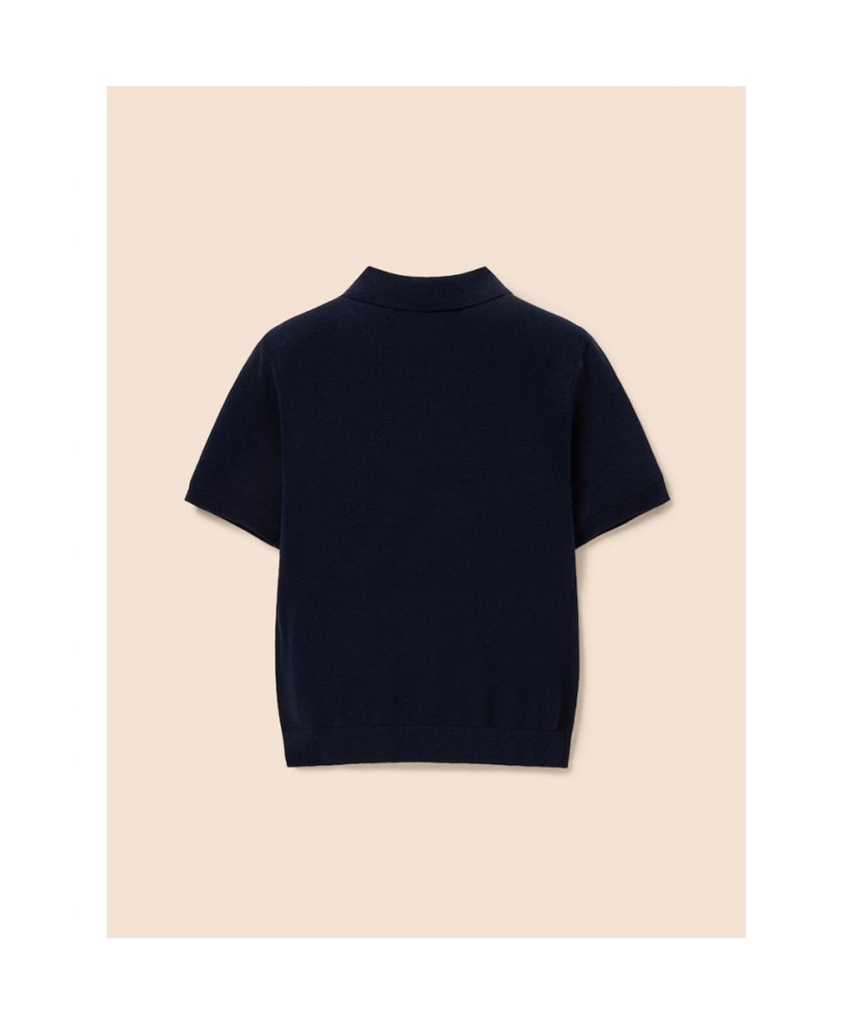 빈폴 키즈(BEANPOLE KIDS) [솔솔니트] 반소매 면 플레인 T칼라 가디건  네이비 (BI645AU02R)