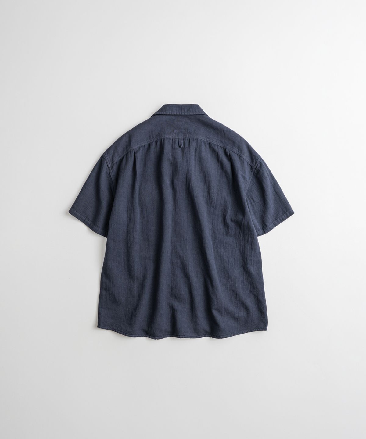 비헤비어(BEHEAVYER) DYED FATIGUE 1/2 SHIRTS vintage purple