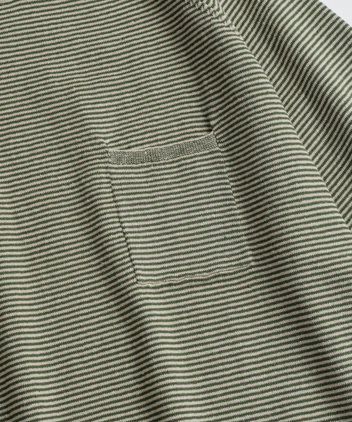 비헤비어(BEHEAVYER) EUROPEAN FLAX™ LINEN ROLL NECK 1/2 KNIT greige/forest