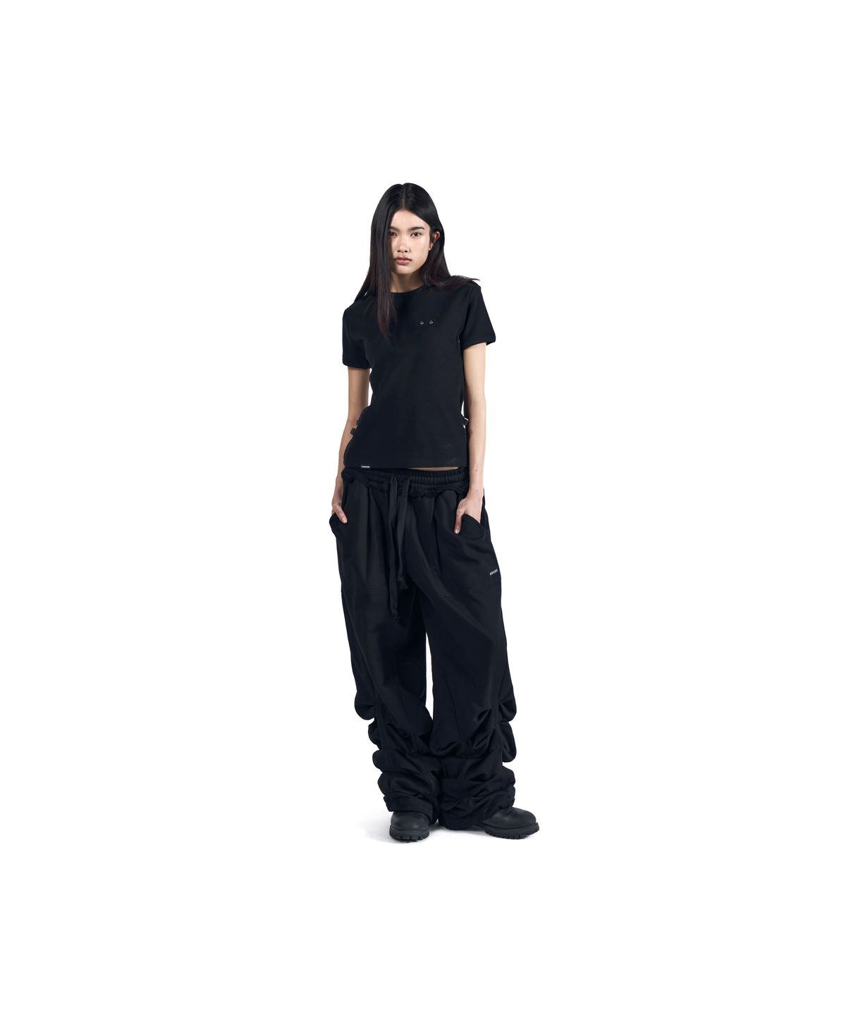 아캄(AAKAM) Tactical Half Top (Black)