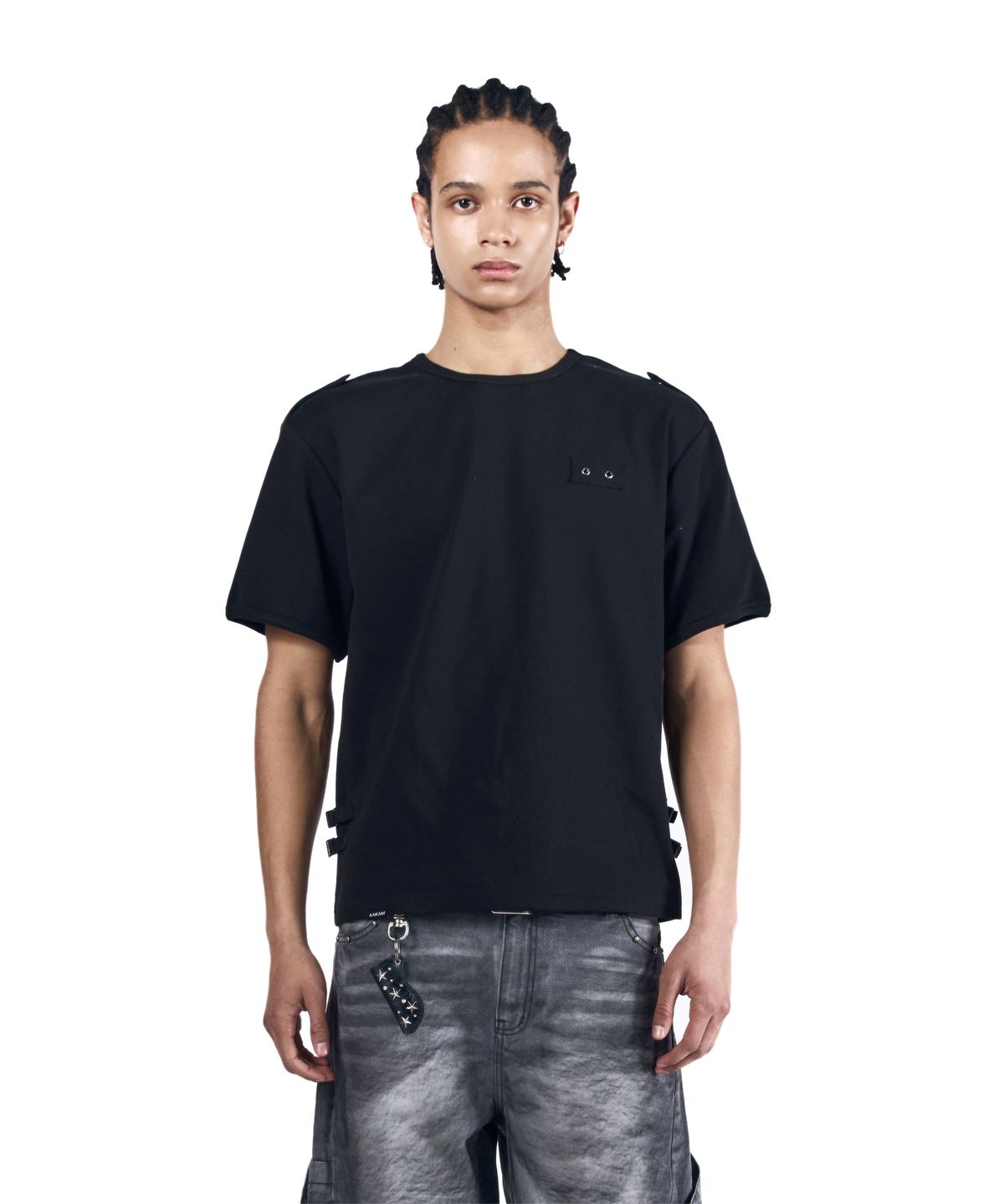아캄(AAKAM) Tactical Half Top (Black)