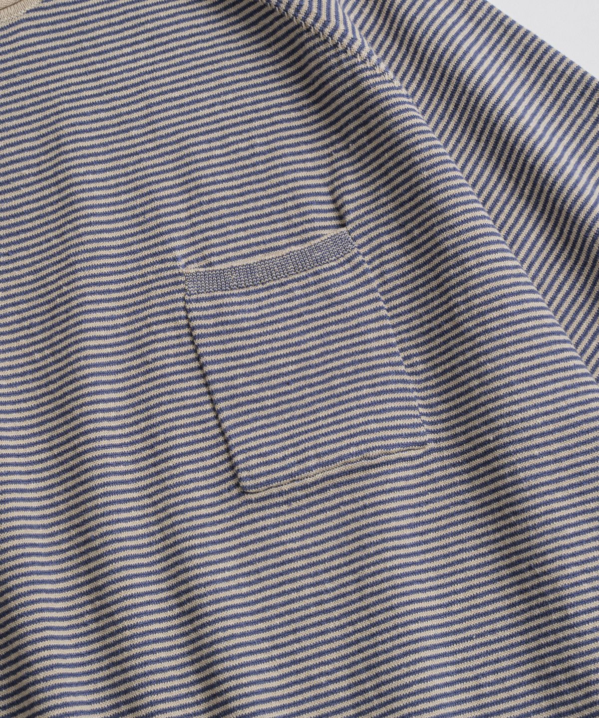 비헤비어(BEHEAVYER) EUROPEAN FLAX™ LINEN ROLL NECK 1/2 KNIT greige/purple