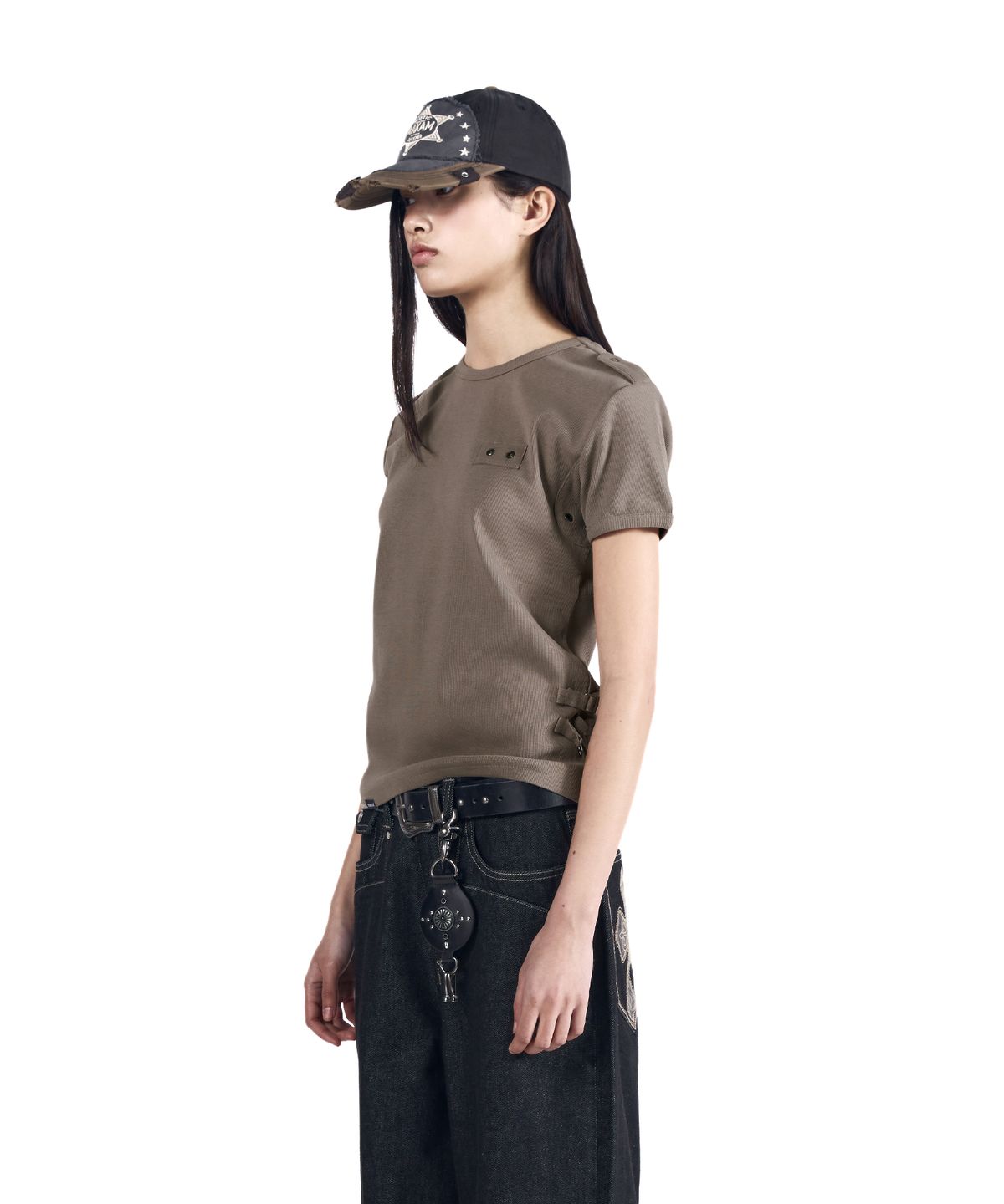 아캄(AAKAM) Tactical Half Top (Brown)