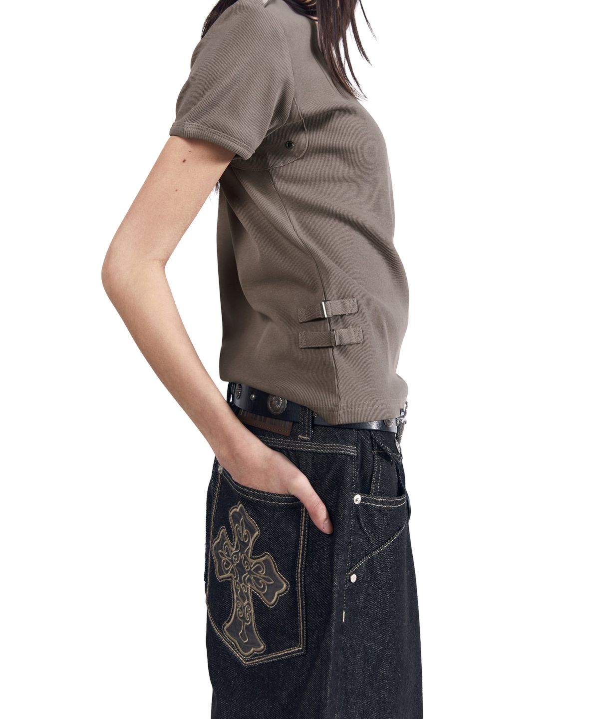 아캄(AAKAM) Tactical Half Top (Brown)