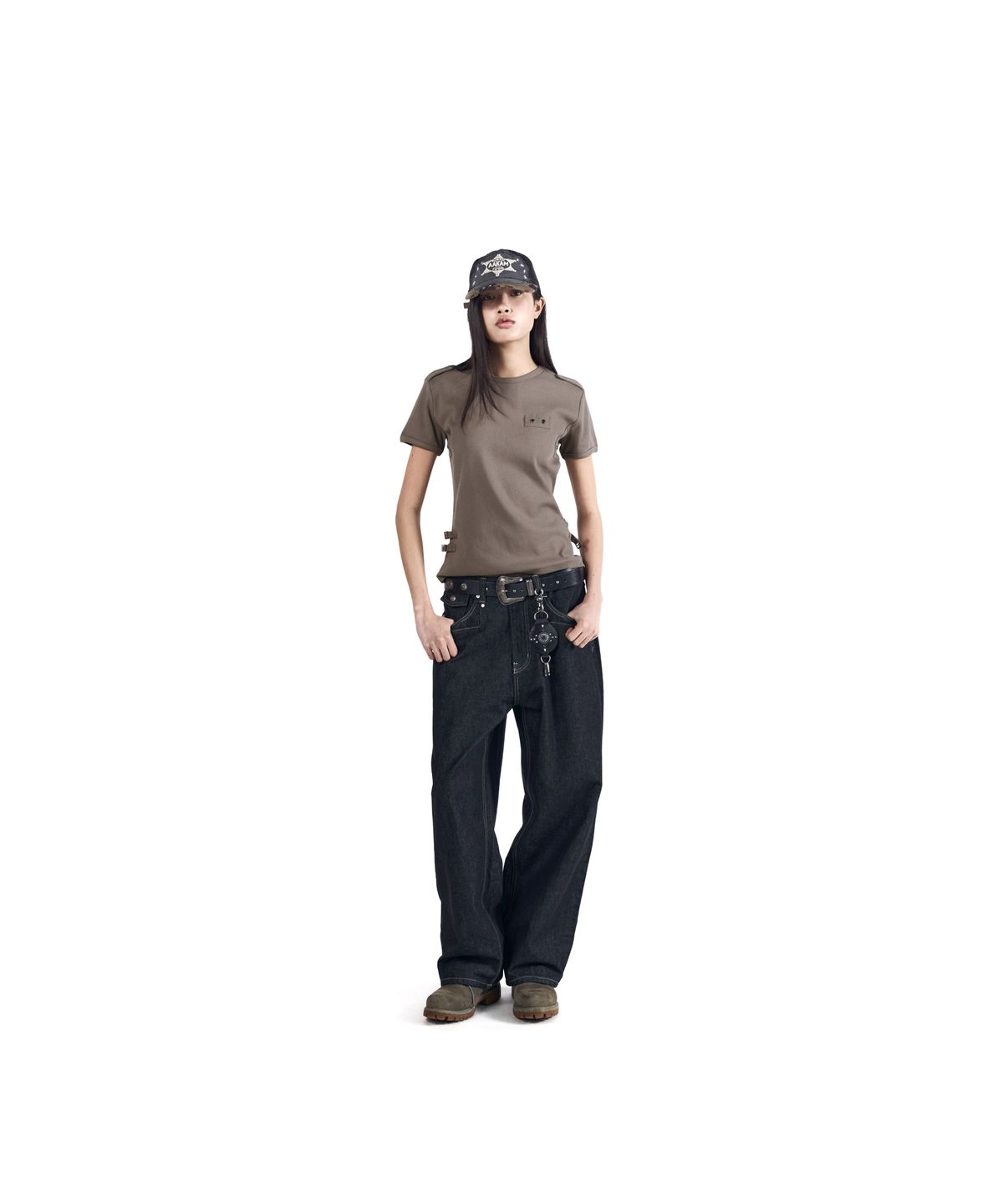 아캄(AAKAM) Tactical Half Top (Brown)