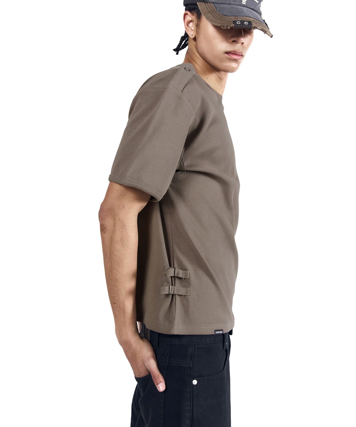 아캄(AAKAM) Tactical Half Top (Brown)
