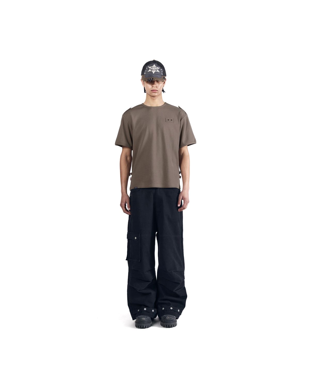 아캄(AAKAM) Tactical Half Top (Brown)