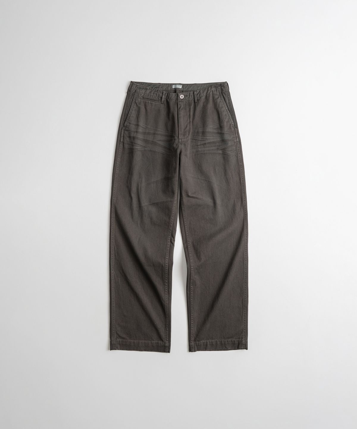 비헤비어(BEHEAVYER) USED 1942 CHINO TROUSERS d.brown