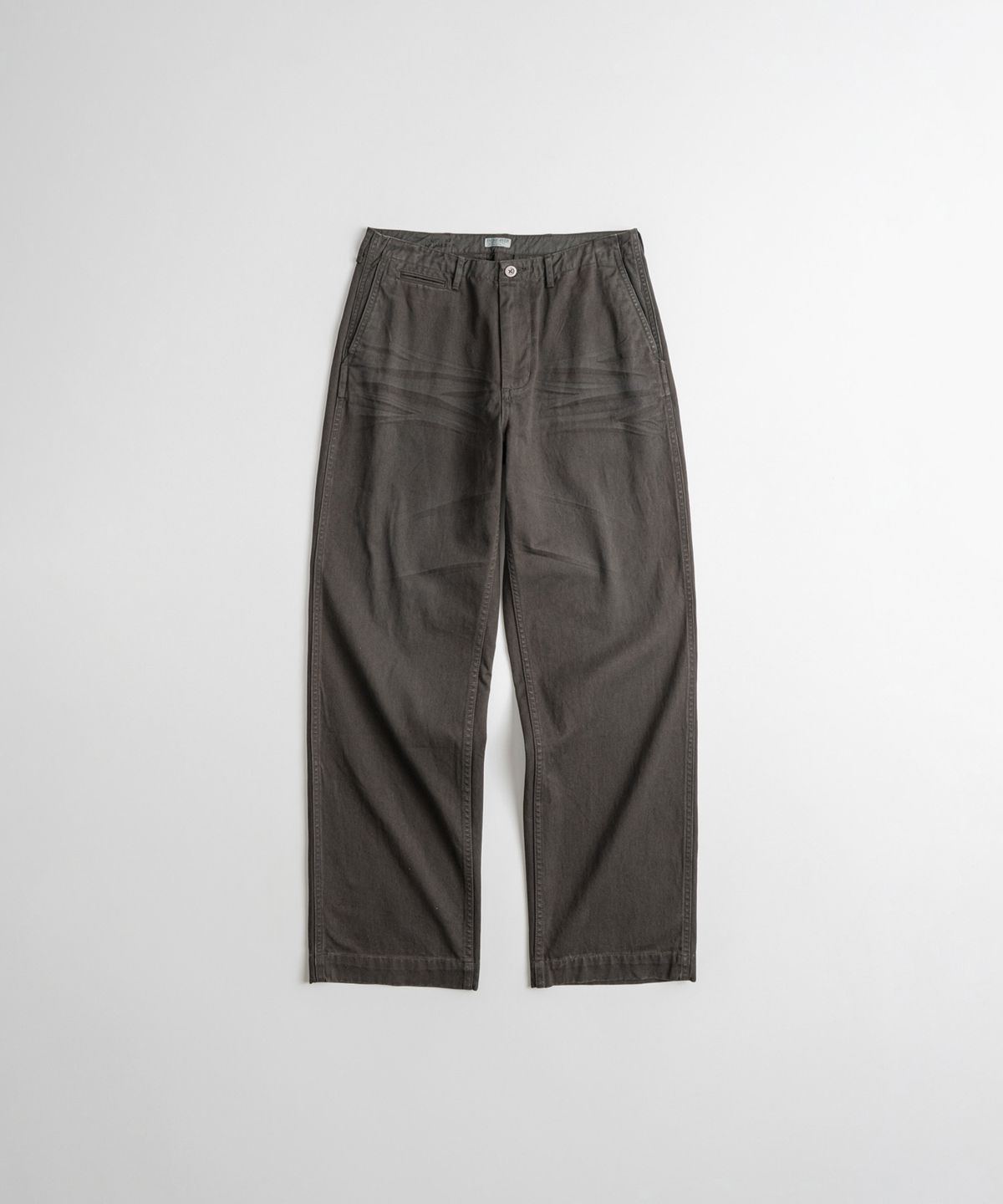 비헤비어(BEHEAVYER) USED 1942 CHINO TROUSERS d.brown