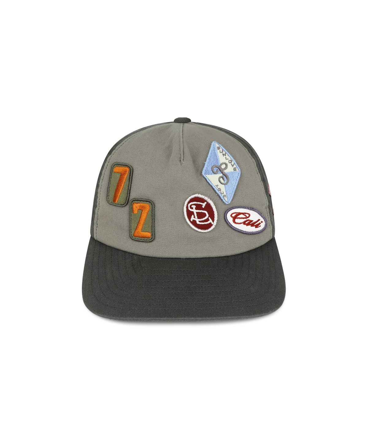 썬러브투어(SUNLOVETOUR) Multi Patch Trucker Cap Taupe