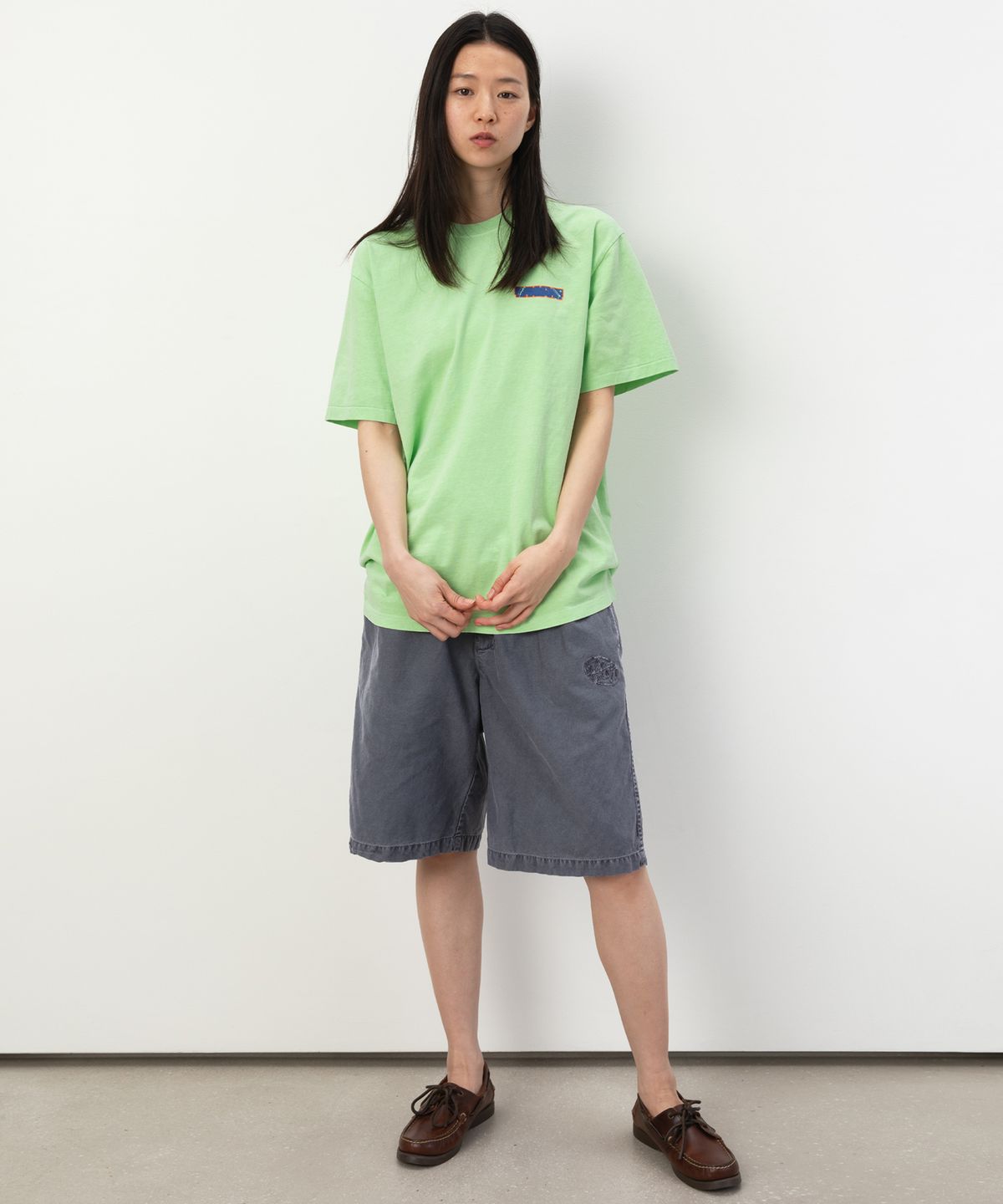 디스이즈네버댓(THISISNEVERTHAT) Overdyed Lyco Short Navy