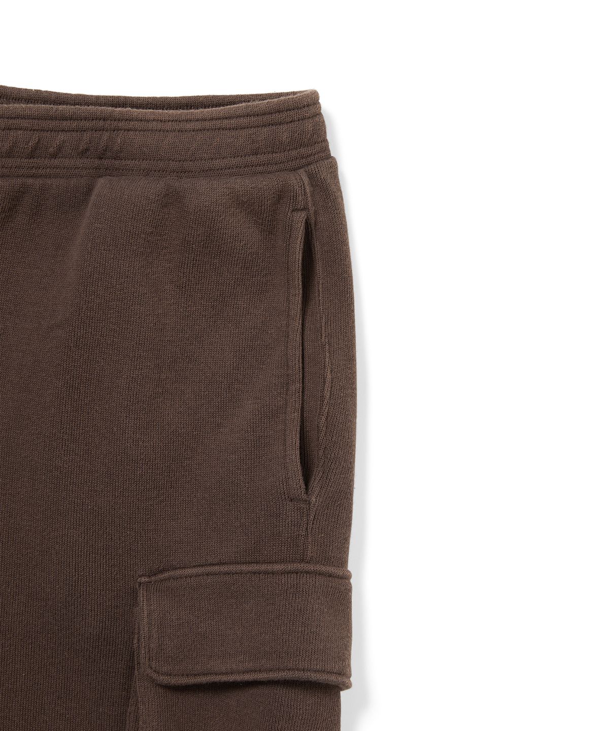 디스이즈네버댓(THISISNEVERTHAT) Cargo Sweatshort Dark Chocolate
