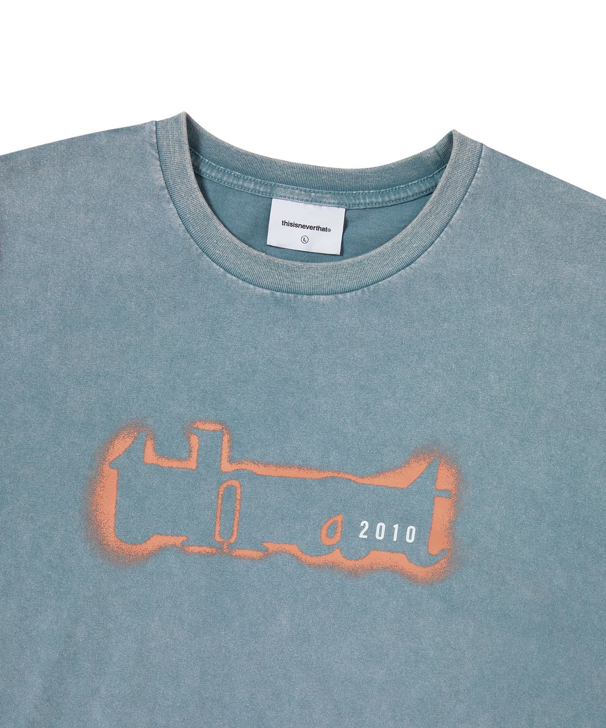 디스이즈네버댓(THISISNEVERTHAT) that 2010 Cropped Tee Teal