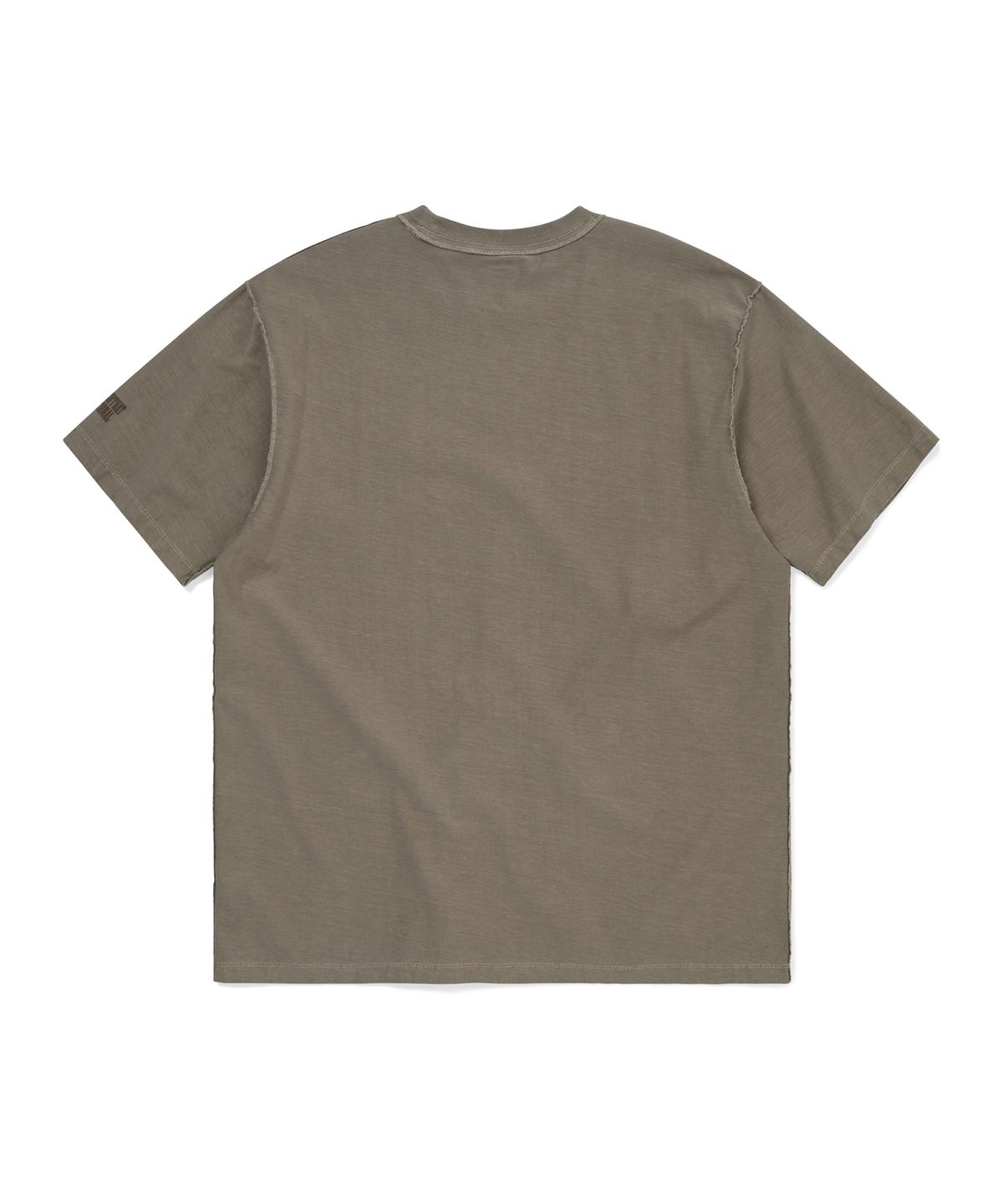 디스이즈네버댓(THISISNEVERTHAT) Overdyed Reverse Tee Desert Grey