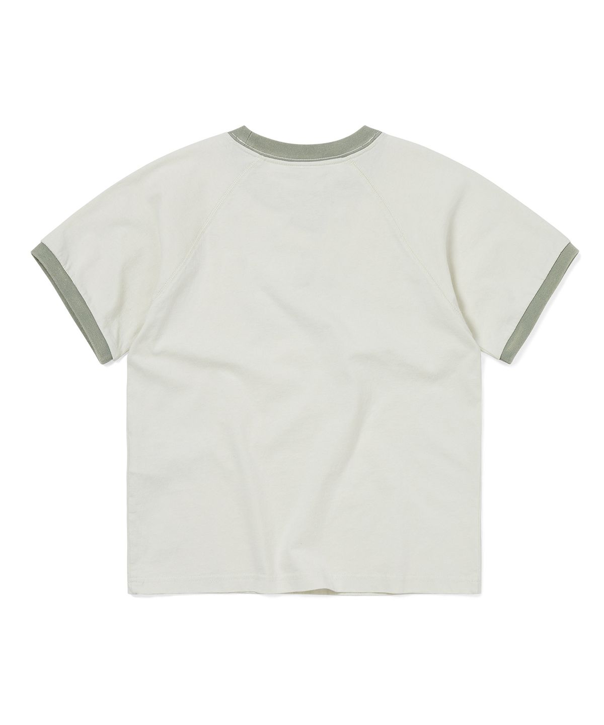 디스이즈네버댓(THISISNEVERTHAT) Faded Raglan W Tee Yellow Green