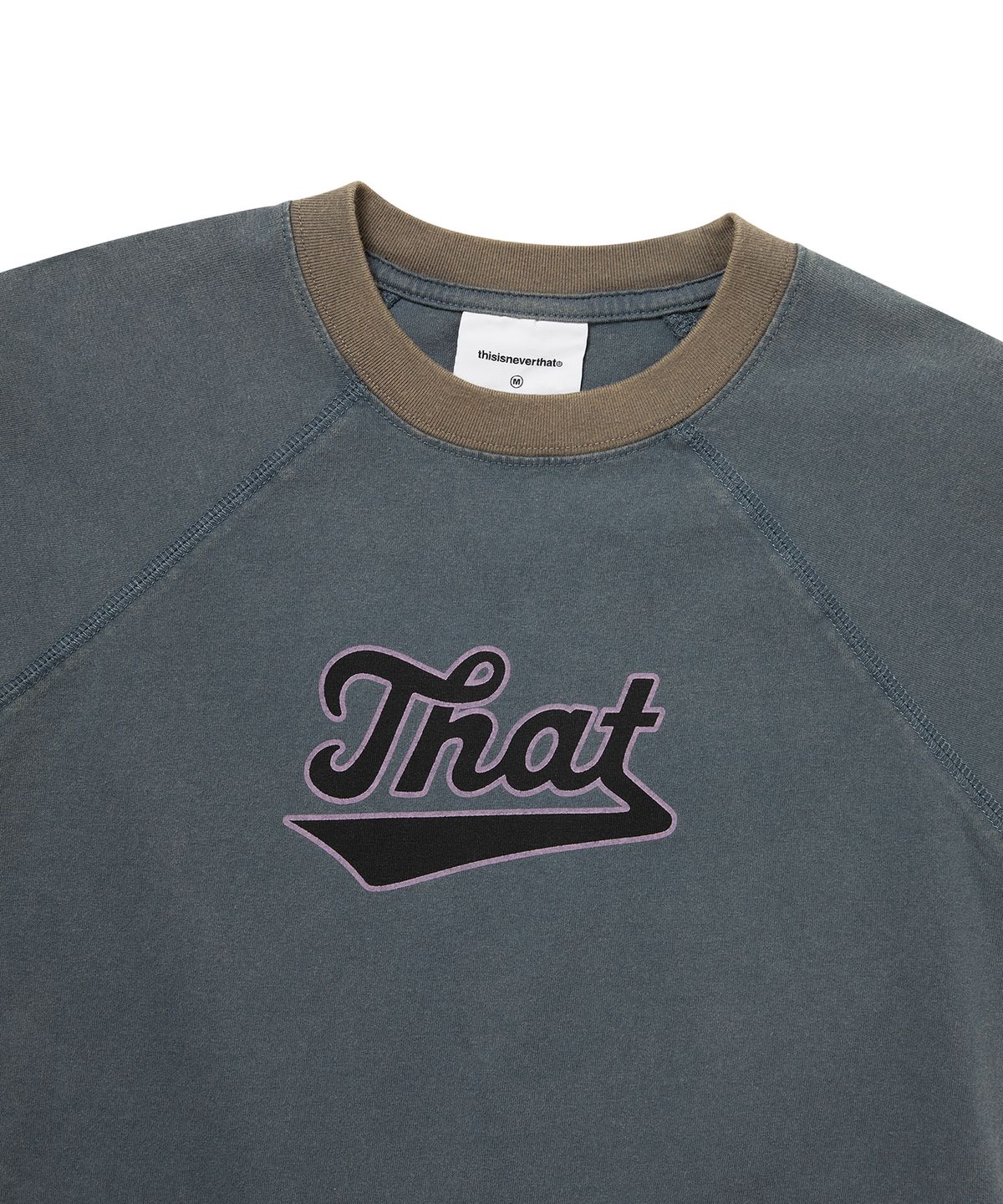 디스이즈네버댓(THISISNEVERTHAT) Faded Raglan W Tee Faded Navy