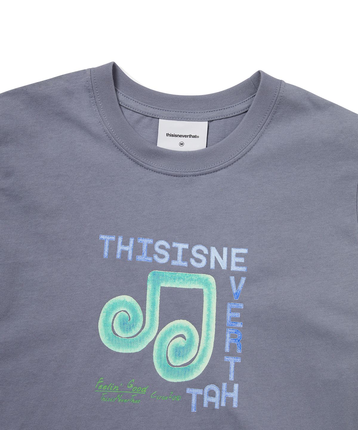디스이즈네버댓(THISISNEVERTHAT) Spiral Note W Tee Purple Grey
